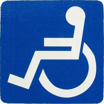 Samolepicí dekorace na vozidlo Dino Samolepka invalida - vozíčkář