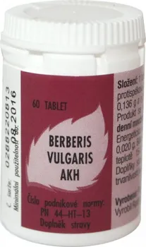 Homeopatikum AKH Berberis vulgaris 60 tbl.