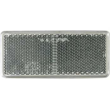 Samolepicí dekorace na vozidlo Odrazka bílá, samolepící, 90 x 40 mm