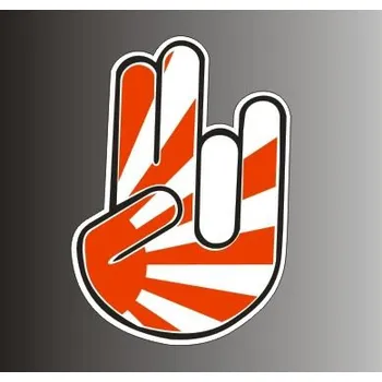 Samolepicí dekorace na vozidlo Dino Samolepka na auto SCHOCKER (100 x 70 mm) - Japan Style