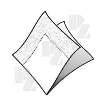 Papírový ubrousek Papírové ubrousky jednobarevné bílé 86500 50ks, Wimex