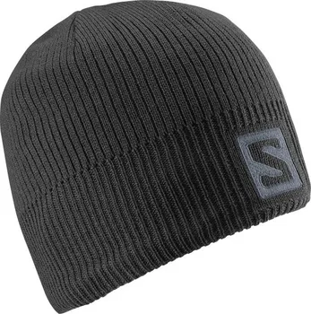 Čepice Čepice Salomon Logo Beanie Black
