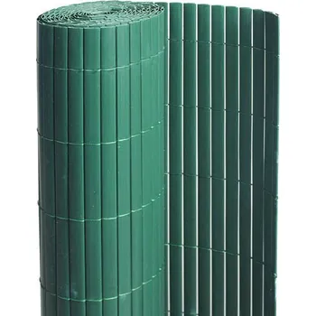 balkonová zástěna BAMBUS LUXE - ZELENÁ, role výška 1m x šířka 3m, 3m2 (Rohož bambusová na plot)