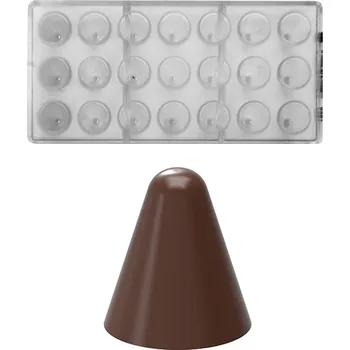 Forma na pečení Forma na pralinky (kužel 10g) 3x7 tvarů/forma