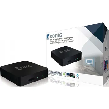 König 4K DVB-T2 / DVB-S2 Android Smart TV Box S Fly Mouse Set top box König 4K DVB-T2 / DVB-S2 Android Smart TV Box S Fly Mouse