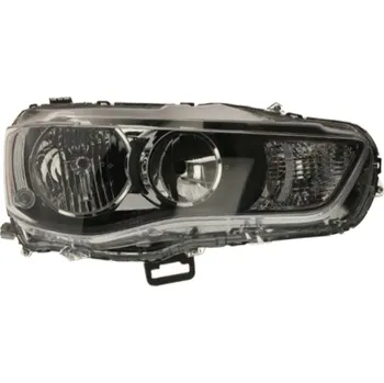 Přední světlomet Pravé přední světlo Mitsubishi Outlander II (CW) 09-12 ČERNÉ