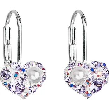 Náušnice Evolution Group 31125.9 violet opal