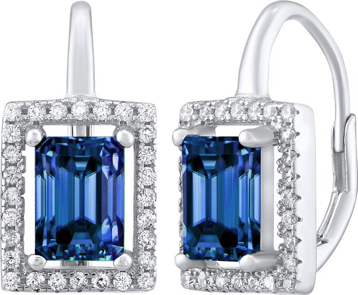 Silvego, orecchini da donna in argento Sterling 925 con foglie e