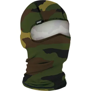 Kukla a Kukla ZANHEADGEAR BALACLAVA POLY WOOD CAMO (Ochranná maska na obličej )