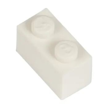 elektrický kabel Kostka 2x1 bílá