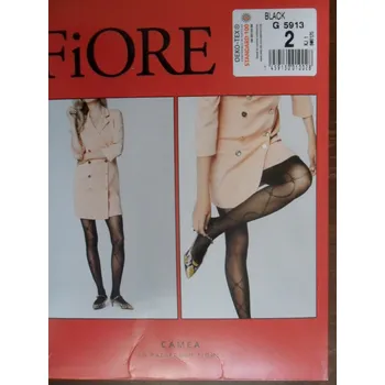 Dámské punčochy Punčochové kalhoty 30den Fiore CAMEA black-černé