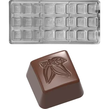 Forma na pečení Forma na pralinky (kostka kakaový bob 10g) 3x8 tvarů/forma
