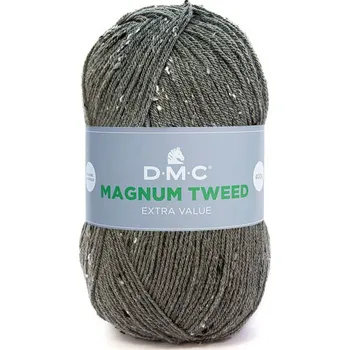 Příze Příze MAGNUM TWEED 400g, šedá - odstín 684