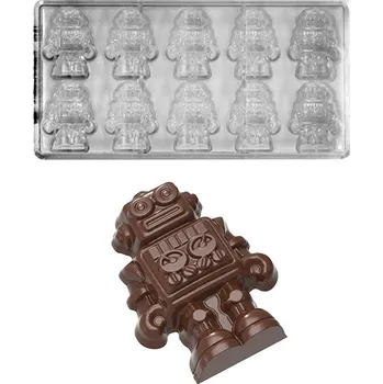 Forma na pečení Forma na pralinky (roboti 16g) 2x5 tvarů/forma