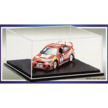 Dárková krabička Trumpeter Box Trumpeter - průhledná krabička na model s podstavcem, 11,7 x 11,7 x 5,2 cm