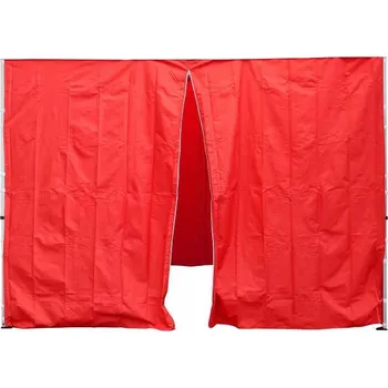 Příslušenství pro zahradní stavbu Sada 2 bočních stěn pro Profi zahradní stan 3 x 3 m červená
