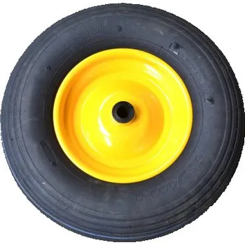 Kolečko Kolo s osou pro zahradní a stavební kolečko 4.00-8 nafukovací Maximální nosnost 265 kg