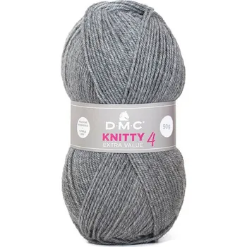 Příze Příze KNITTY 4 50g, šedá - odstín 838