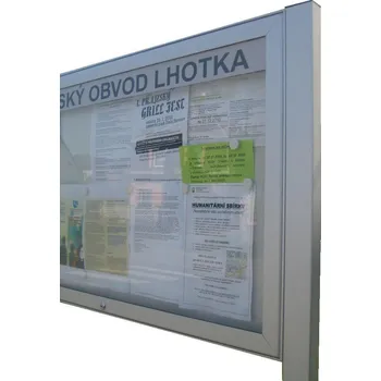 VIPOL Vitrína venkovni 10xA4 M40-10A křídlo