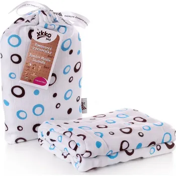 Kikko XKKO BMB zavinovačka 120 x 120 cm, Cyan Bubbles