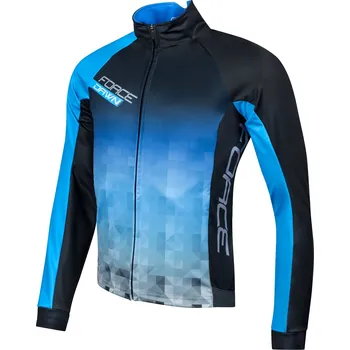 Cyklistika Force Dawn Winter zimní černá/modrá