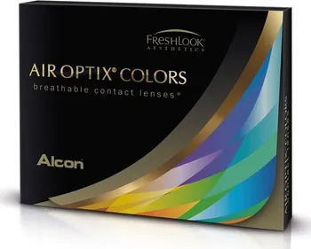 Kontaktní čočky Alcon Air Optix Colors Grey - nedioptrické (2 čočky)