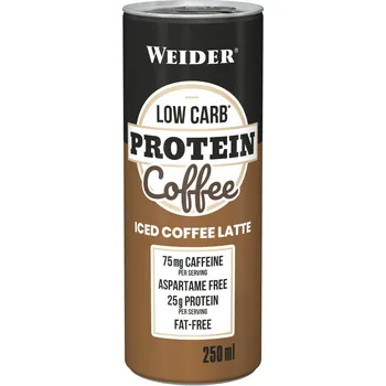 Proteinový nápoj Weider Low Carb Protein Coffee 250 ml