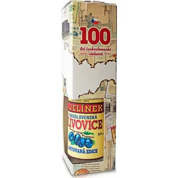 Pálenka Rudolf Jelínek Slivovice Československá 50 % 0,35 l