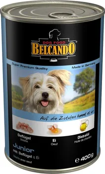 Krmivo pro psa Belcando konzerva Junior drůbež s vejcem 6 x 400 g