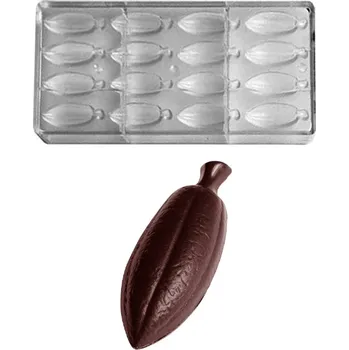 Nádoba na pečení Forma na pralinky (kakaový bob 2x6g) 4x4 tvary/forma