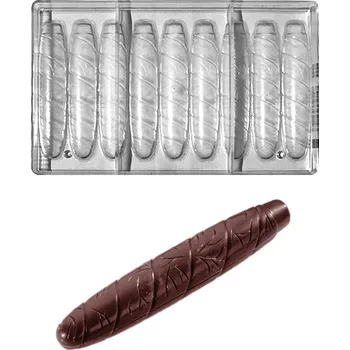 Forma na pečení Forma na pralinky párovací (doutník 2x30g) 9x1 tvar/1forma