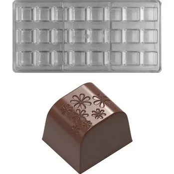 Forma na pečení Forma na pralinky dekor květy 11,5g 3x8 tvarů/forma