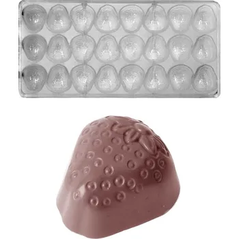 Nádoba na pečení Forma na pralinky (jahoda 15g) 3x8 tvarů/forma