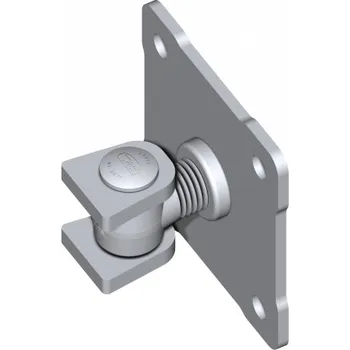 Příslušenství pro plot FAC Regul. pant k přivaření, M20,s deskou k přišroubování – Zn