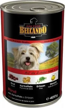 Krmivo pro psa Belcando konzerva hovězí s brambory & hráškem 6 x 400 g