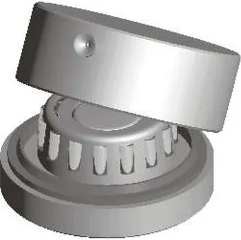 FAC Spodní pant s&nbsp;kužel. ložiskem k&nbsp;přivaření, pr. 70,&nbsp;Zn