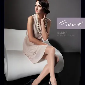 Dámské punčochy Dámské punčochové kalhoty Marisa 5025 - Fiore světle šedá 2-S