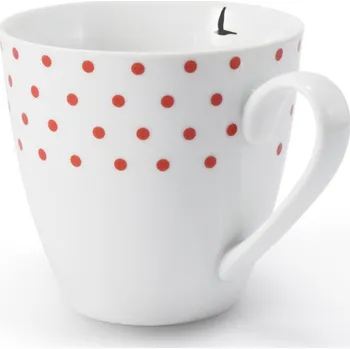 Leander Porcelánový hrnek, 320 ml, český porcelán, Leander, BeFree, červená