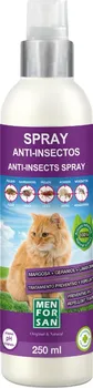 Antiparazitikum pro kočku Menforsan Antiparazitný sprej pro kočky z margózy 250 ml