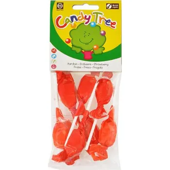Bonbon Country Life Candy Tree lízátka s příchutí jahody BIO 7x 10 g