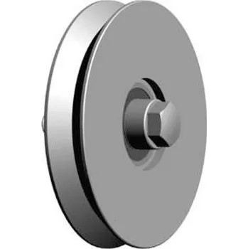 FAC Pojezdové kolečko se 2&nbsp;ložisky, pr. 140, profil „V“ ,&nbsp;Zn