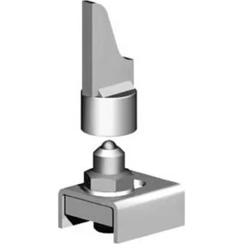 Příslušenství pro plot FAC Spodní regul. pant pro ocel. bránu k&nbsp;přivaření, pr.30,&nbsp;Zn