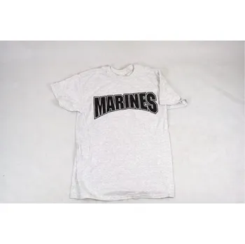 Pánské tričko Tričko, triko Gildan Marines krátký rukáv - světle šedá Velikost: M