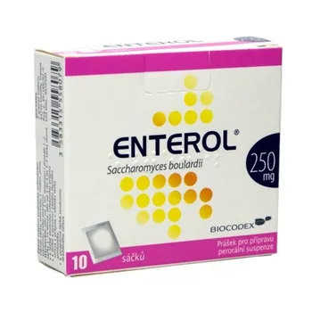Lék na průjem Enterol 250 mg 10 sáčků