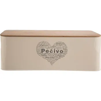 Orion Pečivo Srdce plechová chlebovka