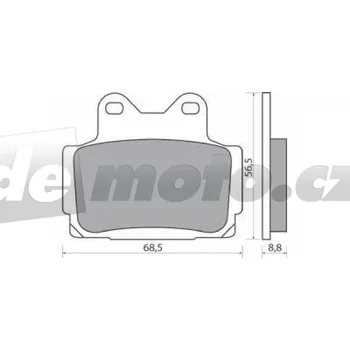 Brzdová destička Yamaha TZR 250 1987-1992 brzdové destičky zadní NHC AK-150