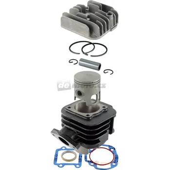 Píst motoru Yamaha BW's 50 sada válce RMS Racing 70ccm (válec, píst, těsnění)