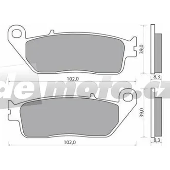 Autodíl Honda CBR 400 Tri-Arm 1987-1989 brzdové destičky přední NHC CU-1