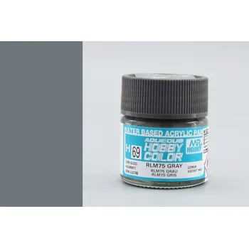 Modelářská barva Gunze Sangyo H069 RLM75 Gray - Šedá