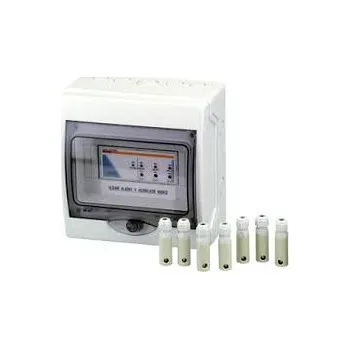 Elektronické hlídání hladiny v akumulační jímce 7x sonda - V rozvaděči